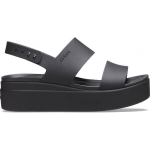 Crocs&trade; moteri&scaron;kos basutės Brooklyn Low Wedge Womens, juodos