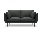 Dvivietė sofa Milo Casa Elio, tamsiai pilka