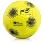 Futbolo kamuolys Meteor FBX, 3 dydis, geltonas