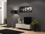 TV staliukas Cama Meble Vigo, 30x140x40 cm, baltas