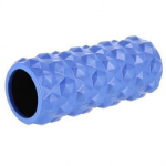 Treniruočių cilindras - masažinis volelis HMS FS107, 31,5 cm, &scaron;viesiai mėlynas