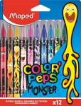 Flomasteriai ColorPeps Monster, 12 vnt.