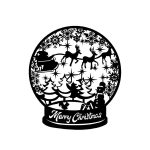 Metalinė sienų dekoracija Merry Christmas, 50x50 cm