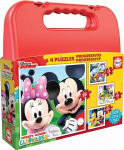 Dėlionės Educa Borras Mickey Mouse (Peliukas Mikis), 4 vnt.