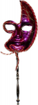 Karnavalinė kaukė, violetinė