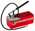 Pompa vamzdyno testavimui Rothenberger TP 25, 0-25 bar