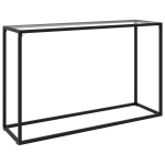 Konsolinis staliukas, 120x35x75 cm, skaidrus, Permatomas