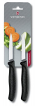Valymo peiliai Victorinox 2 vnt., juodi