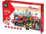 Kaladėlių rinkinys Klocki Blocki MyFireBrigade (KB8055), 143 dalys, 6 m.+