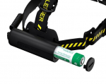 Priekinis žibintas Ledlenser H7R WORK, juodas ir geltonas