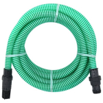 Siurbimo žarna su PVC jungtimis, 4m, 22mm, žalia