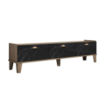TV staliukas Kalune Design Sumer E3630, juodas/rudas