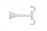 Lubinis metalinis karnizo laikiklis 19 mm+19 mm