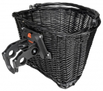 Krep&scaron;elis priekiui Azimut Wicker NEW laikiklis 35x26x22cm black