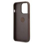 Guess telefono dėklas iPhone 13 Pro, rudas