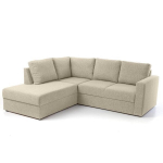 Kampinė sofa Aria 2, smėlio spalvos