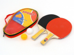 Stalo teniso rinkinys, 5 vnt, raudonas/juodas/geltonas