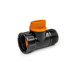 Adapteris su vožtuvu 3/4" Bradas BLACK LINE