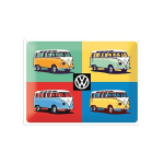 Metalinė plok&scaron;tė 30x40 cm/ VW neli Bulli Pop Art
