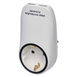 El. lizdas + 2xUSB 5V 2.1A