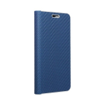 Dėklas telefonui Forcell LUNA Book Carbon - SAMSUNG A50 , mėlyna