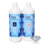 Epoksidinė derva padengimui iki 1.5 cm Transparente 1.6 kg