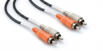 Hosa Technology 1m 2 x RCA/2 x RCA garso kabelis 2 m Daugiaspalvis