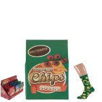 Kojinės vyrams dovanų dėžutėje Potato Chips socks, Bolognese