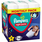 Sauskelnės-kelnaitės Pampers Night Pants Monthly Pack, 4 dydis, 9-15 kg, 100 vnt.