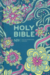 NIV Pocket Floral Hardback Bible