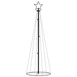 Kalėdų eglutė, 70x180cm, kūgio formos, 108 mėlynos LED