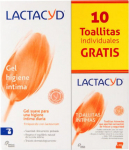 Intymioshigienos prausiklis Lactacyd 400ml + 10 vnt drėgnos servetėlės