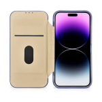 Magnetinis odinis dėklas iPhone 14 Pro su MagSafe, &scaron;viesiai violetinis
