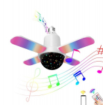 &Scaron;ventinė deformacijos muzikos lempa su LED ap&scaron;vietimu ir Bluetooth garsiakalbio nuotolinio valdymo pulteliu 50-60 Hz