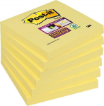 Post-it Super Sticky 76x76mm geltonos, 90 lapelių
