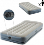 INTEX pagalvės atrama vidutinio auk&scaron;čio 1-vietis pripučiamas čiužinys