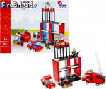 Kaladėlių rinkinys su prie&scaron;gaisriniu bok&scaron;tu Alleblox
