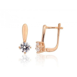 Auksiniai auskarai moterims Diamond Sky Juno Gold XXIX DS02A461