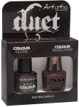 Nagų lako rinkinys Artistic Duets Atsargiai Ypač kar&scaron;ta Tiesiog judėk į priekį Daugiaspalvis 30 ml