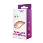 Setty wireless RGB mouse, rožinė