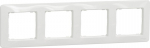 Schneider Electric Sedna Design 4 vietų rėmelis, baltas
