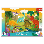 Dėlionė Trefl dinozaurai 31359, 15 vnt.