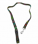 LED pavadėlis &scaron;uniui Signal leash MT7119, juodas