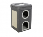 Draskyklė katėms Trixie Cat Tower Saul, 64 cm, pilka
