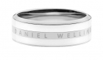 Plieninis žiedas skirtas moterims Daniel Wellington DW004000, baltas