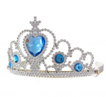 Tiara su mėlynais brangakmeniais