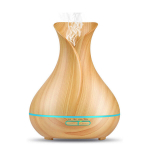Kvapų difuzorius, oro drėkintuvas, 500 ml, &scaron;viesiai rudas