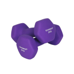 Hantelių rinkinys 2 x 2 kg violetinis