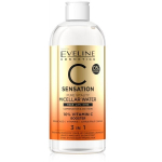 Micelinis vanduo Eveline C Sensation 3in1, 400 ml