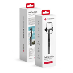 Asmenukių lazda ("Selfie sticks") Asmenukių lazda + trikojis Forcell F-GRIP (S70M) (Bluetooth) juoda
